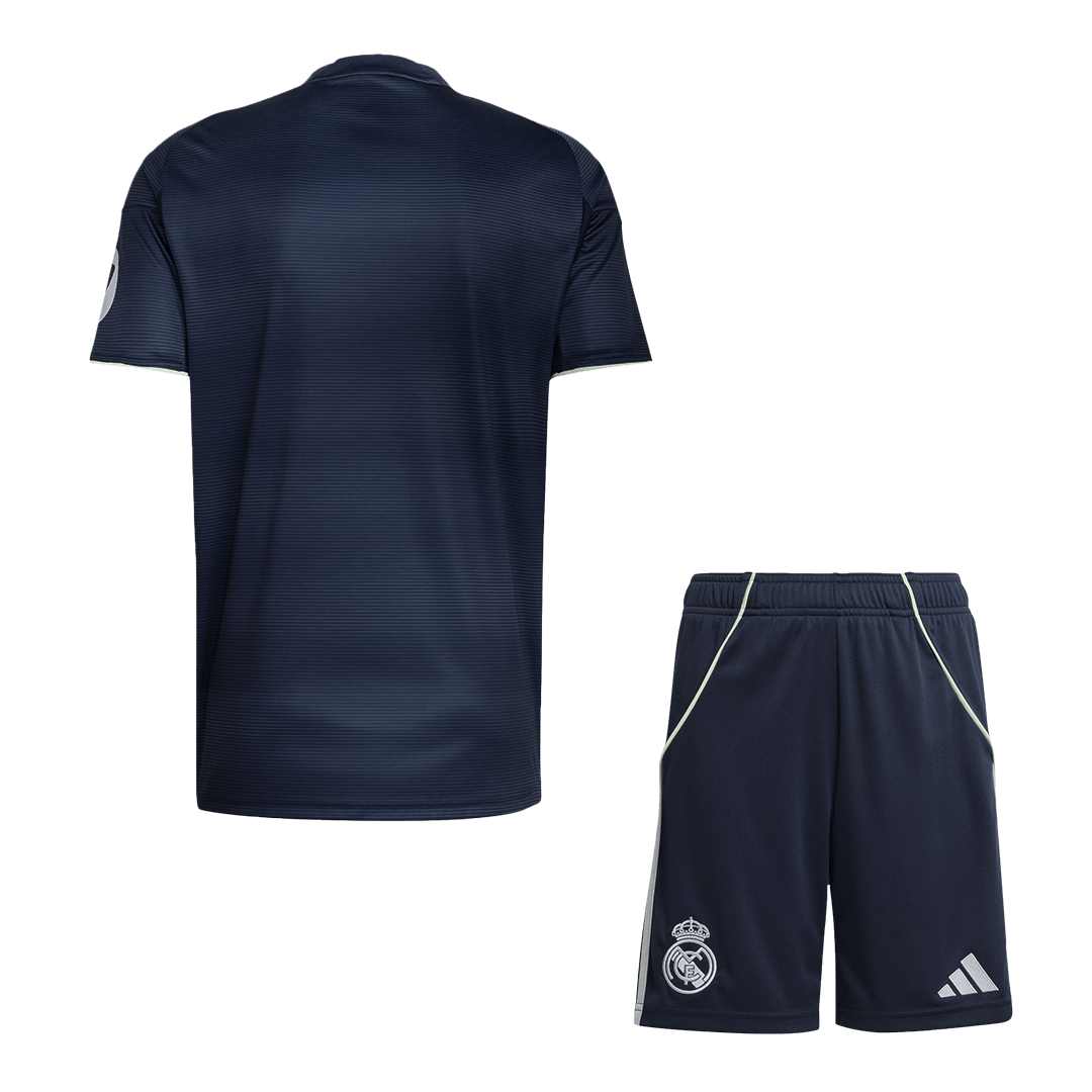 Real Madrid Uitshirt Set 2025/26 Donkerblauw