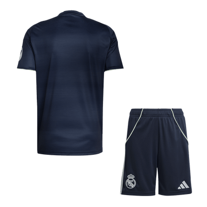 Real Madrid Uitshirt Set 2025/26 Donkerblauw