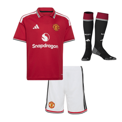 Manchester United Domicile Maillot Kit 2026/27 Enfant Rouge - Super