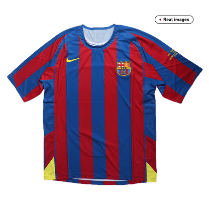 Retro Barcelone Domicile Maillot 2005/06 - UCL