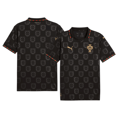 Portugal Maillot Coupe du Monde 2026 Noir Grande Taille