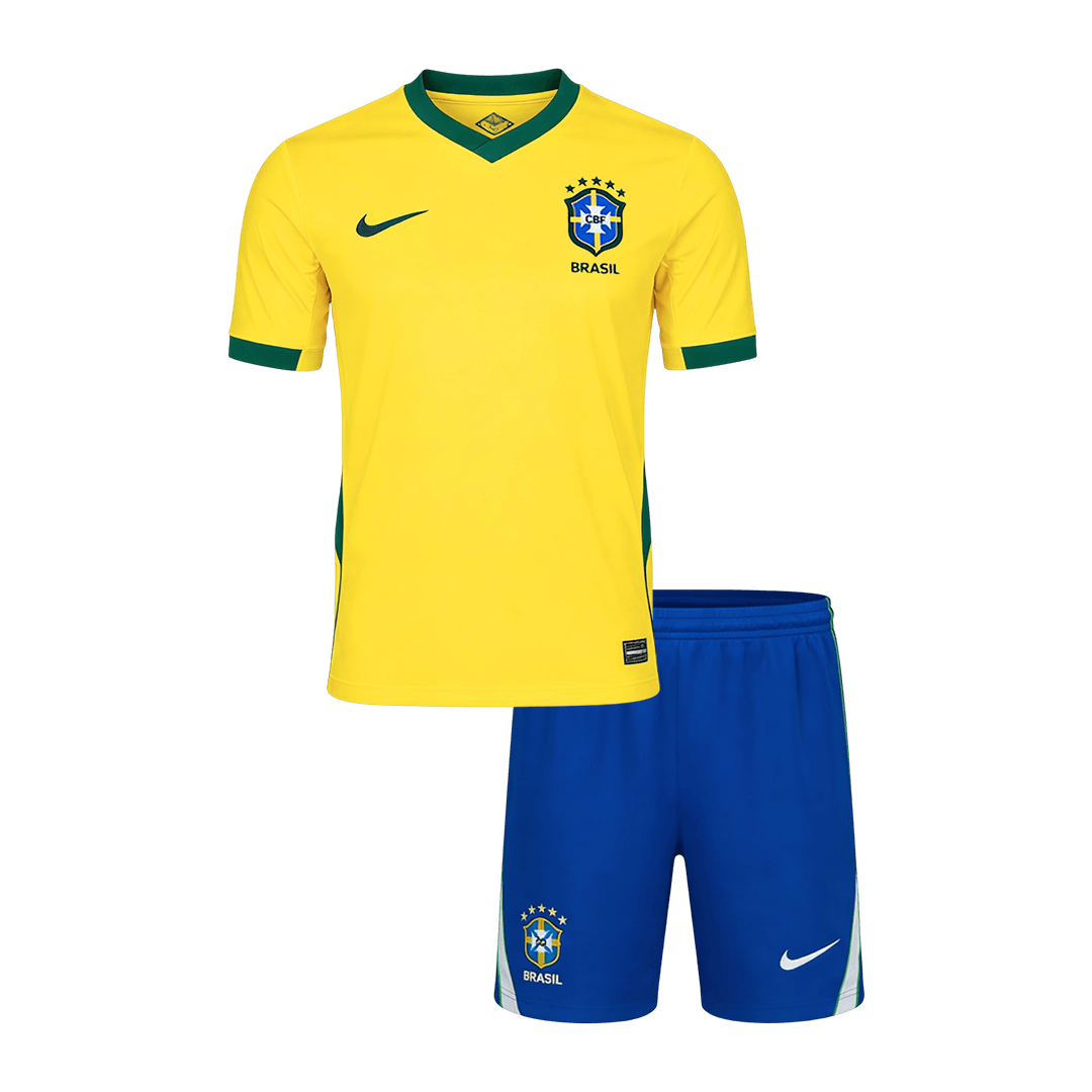 Brazilië Thuistenue - Wereldbeker 2026 Kinderen Geel