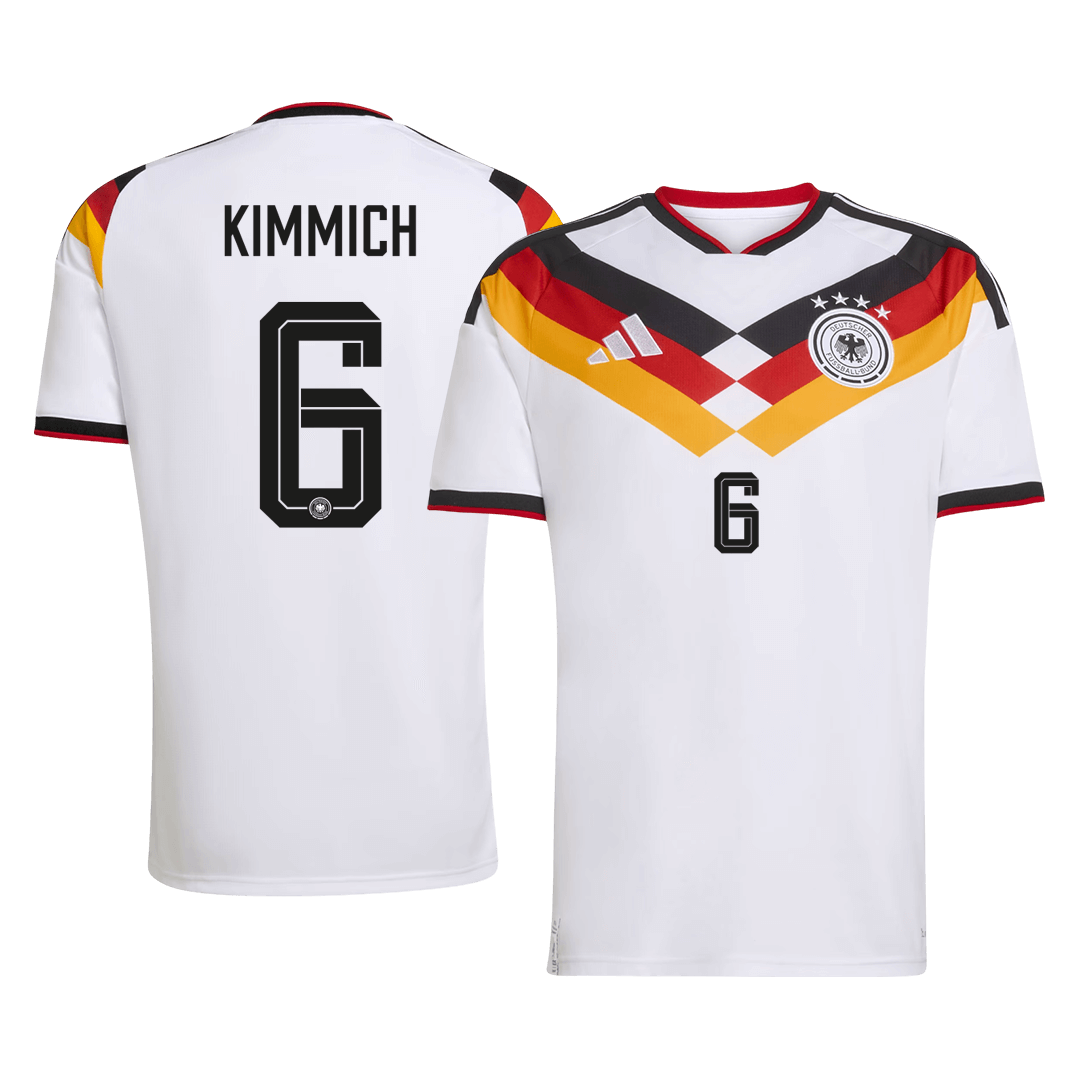 KIMMICH #6 Duitsland Thuisshirt WK 2026 Wit