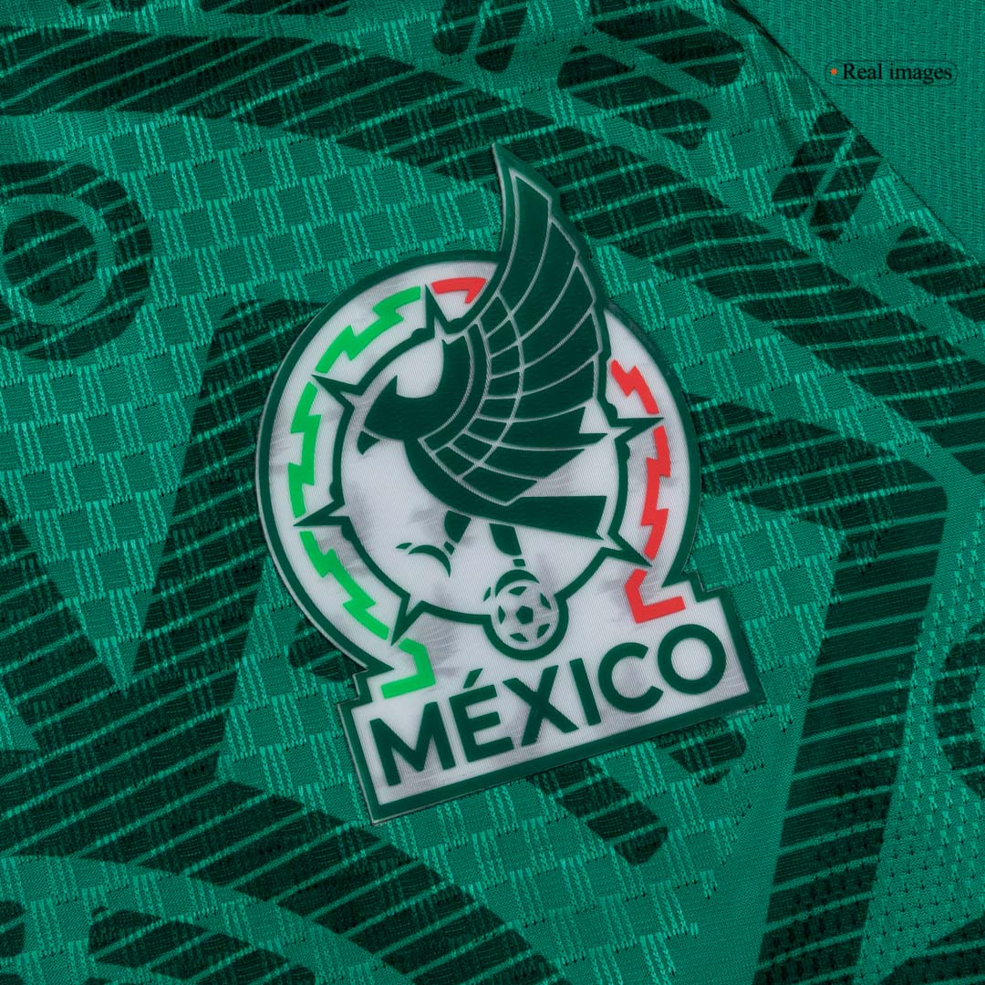 Raúl #9 Mexique Domicile Maillot - Coupe du Monde 2026 Vert Joueur