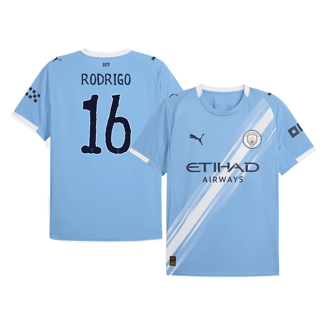 RODRIGO #16 Manchester City Thuis shirt 2025/26 - Club World Cup Grote Maat