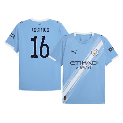 RODRIGO #16 Manchester City Thuis shirt 2025/26 - Club World Cup Grote Maat
