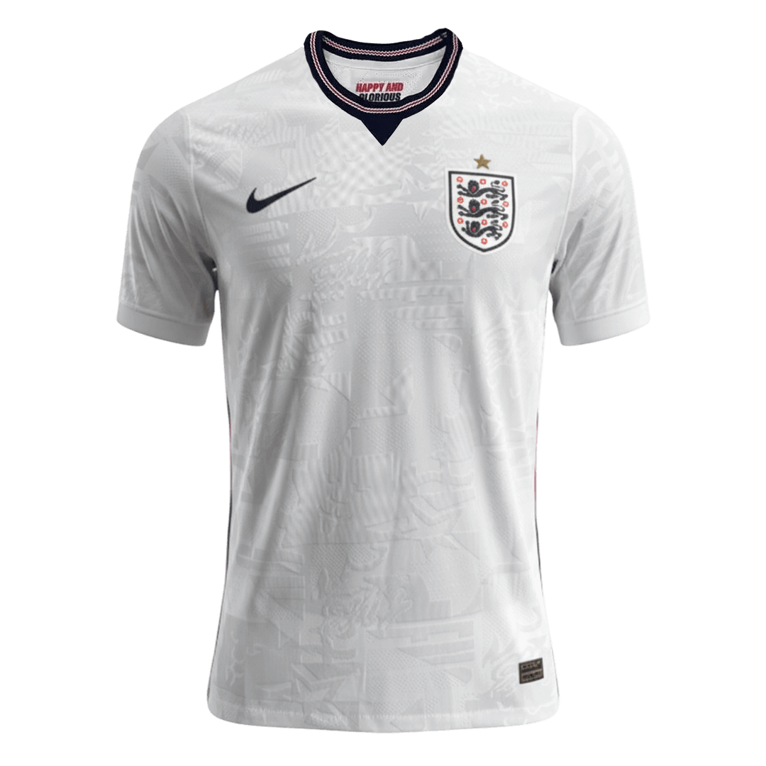 Engeland Thuisshirt Wereldkampioenschap 2026 Wit Speler Grote Maat