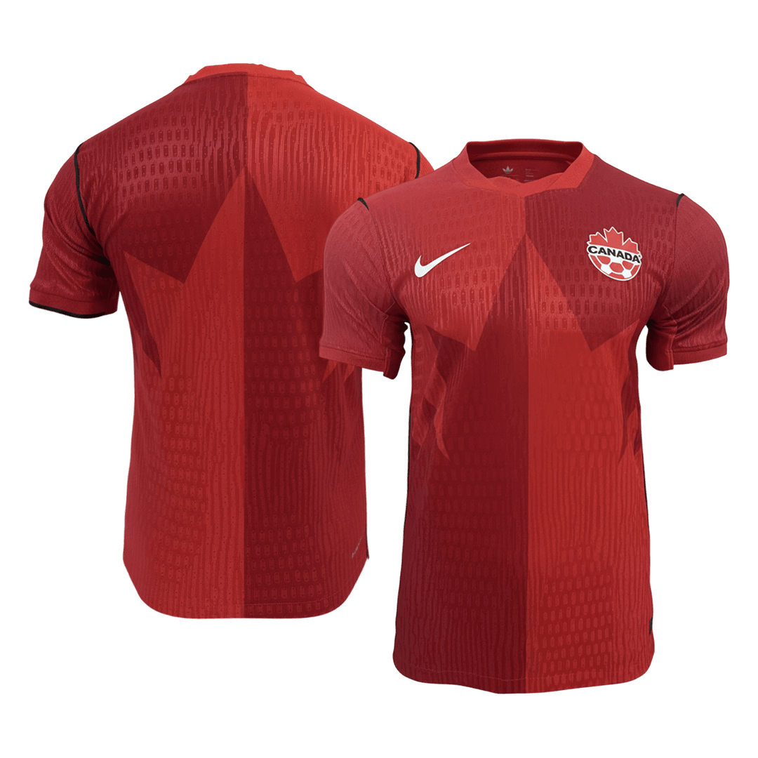Canada Domicile Maillot Coupe du Monde 2026 Rouge Joueur Grande Taille