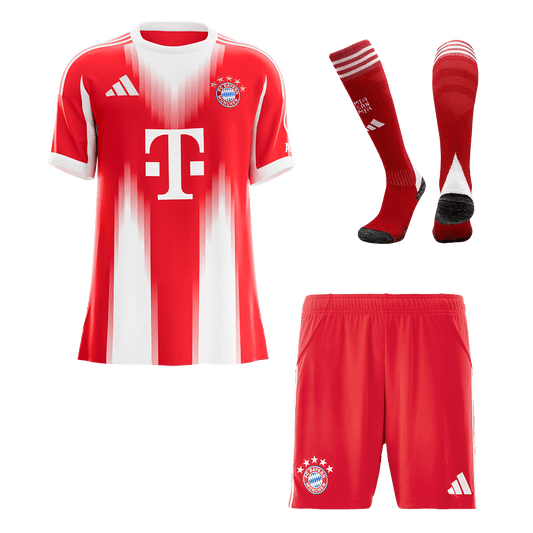 Men Munich Domicile Maillot Kit 2025/26 Rouge - Super
