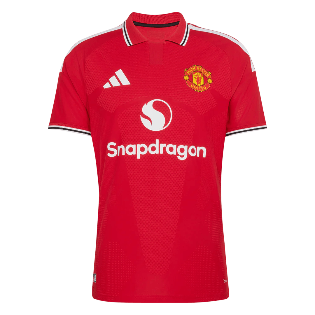 CUNHA #10 Manchester United Domicile Maillot 2026/27 Rouge Joueur - UCL