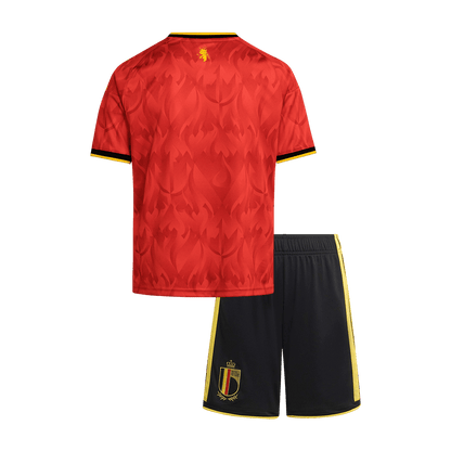 Belgique Domicile Maillot Kit - Coupe du Monde 2026 Junior Rouge