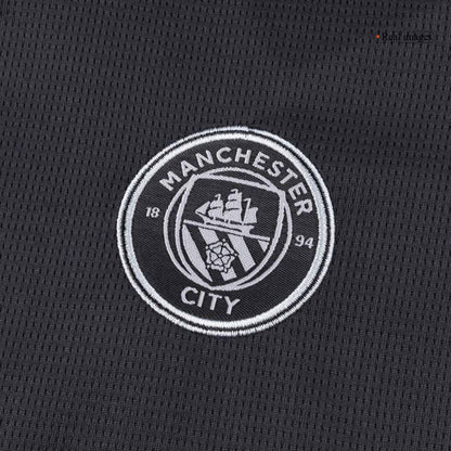 Manchester City Extérieur Maillot Kit 2025/26 Enfant Noir