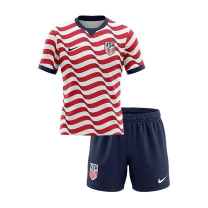 Verenigde Staten Thuisshirt Kit - Wereldbeker 2026 Rood&Wit