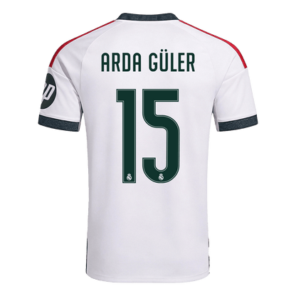 ARDA GÜLER #15 Real Madrid Domicile Maillot 2026/27 Blanc - Super