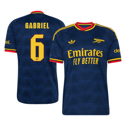 GABRIEL #6 Arsenal Extérieur Maillot 2026/27 Bleu marine - UCL
