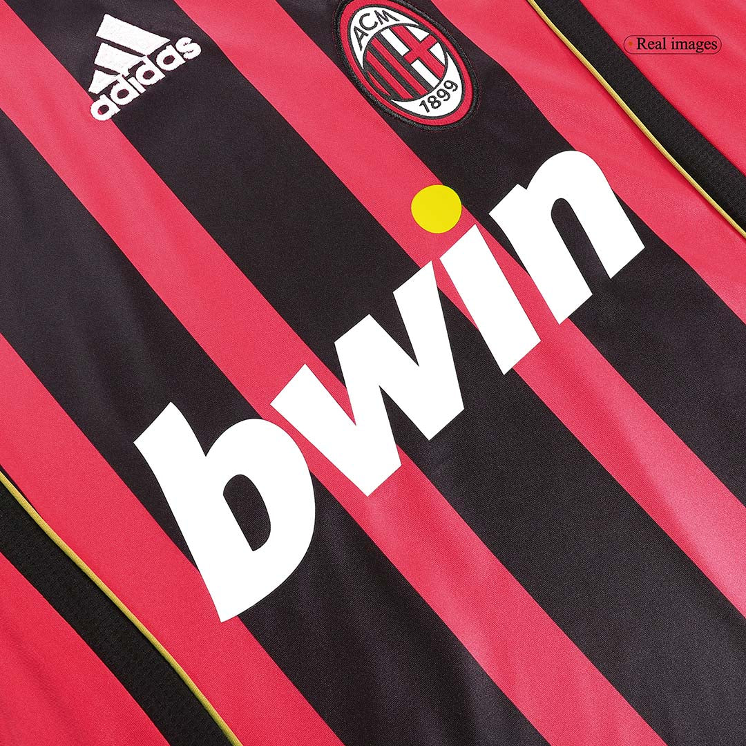 Retro KAKA' #22 AC Milan Thuisshirt Lange Mouwen 2006/07