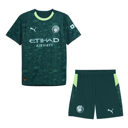 Manchester City Fourth Maillot Kit 2025/26 Vert