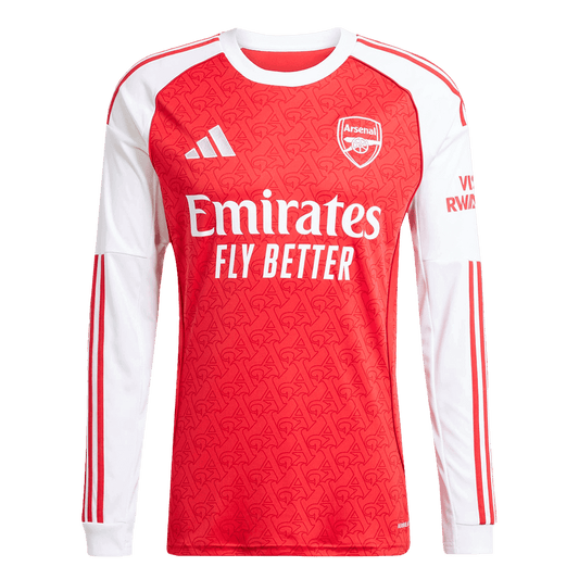 Arsenal Thuisshirt Lange Mouwen 2025/26 Grote Maten