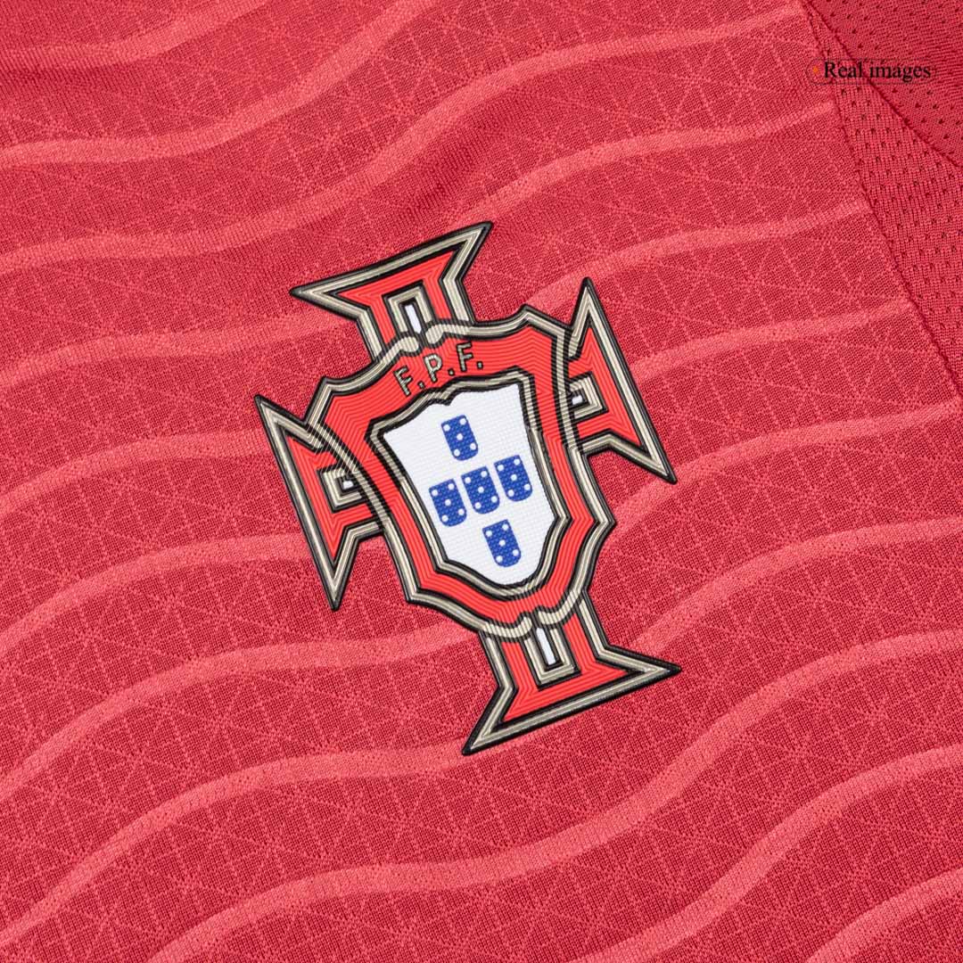 B.FERNANDES #8 Portugal Thuisshirt - WK 2026 Rood Speler