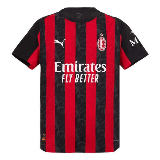 AC Milan Domicile Maillot 2025/26 Red&Black Authentique