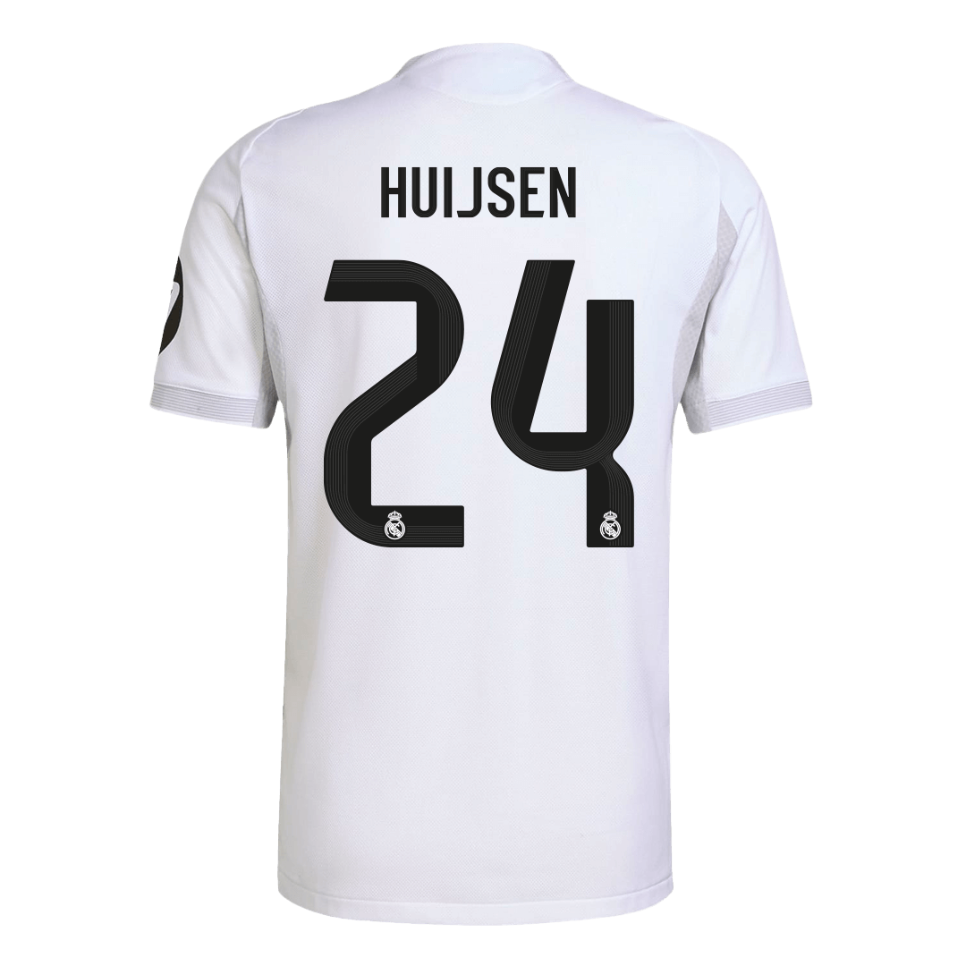 HUIJSEN #24 Real Madrid Domicile Maillot 2025/26 Authentique