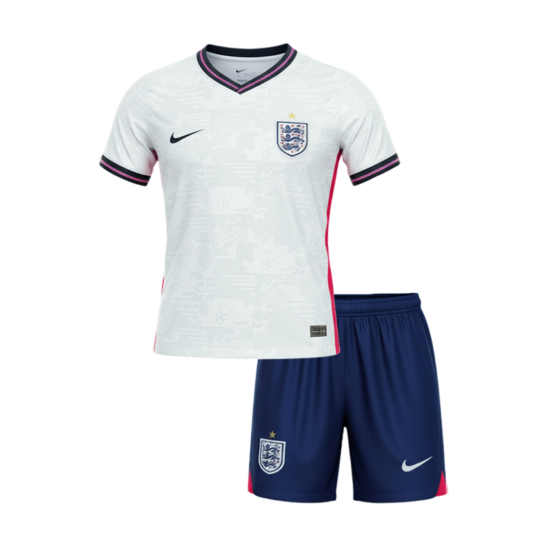 Angleterre Domicile Maillot Kit Coupe du Monde 2026 Junior Blanc