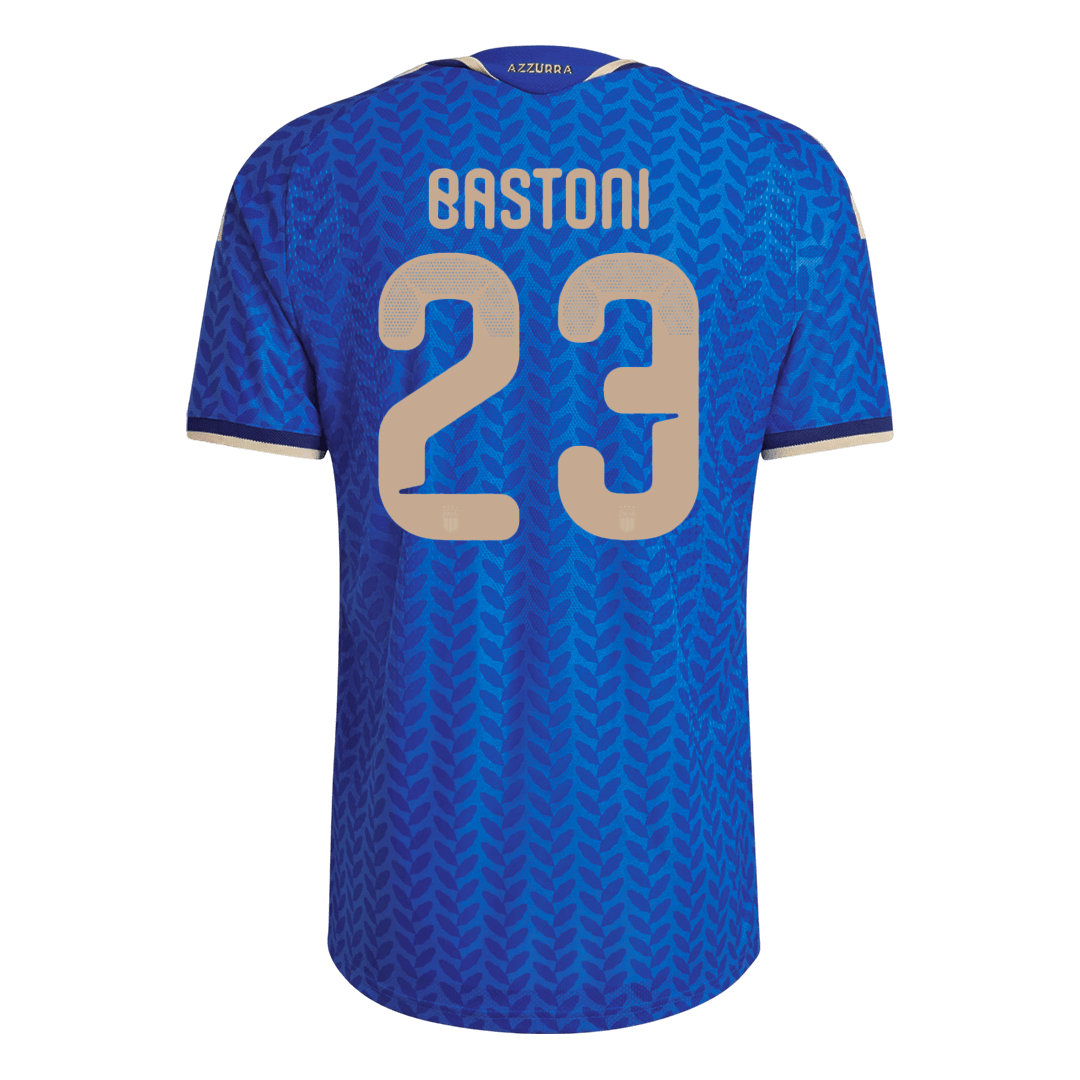BASTONI #23 Italie Domicile Maillot Coupe du Monde 2026 Bleu Joueur