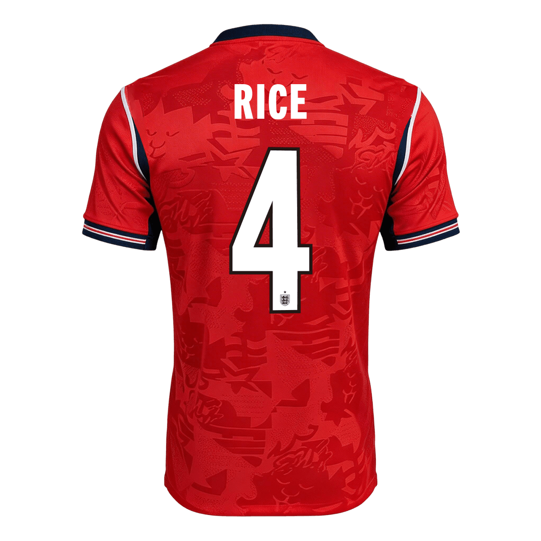 RIJST #4 Engeland Uitshirt - Wereldbeker 2026 Rood