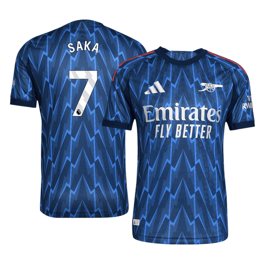 SAKA #7 Inter Miami CF Extérieur Maillot 2025/26 Bleu Authentique