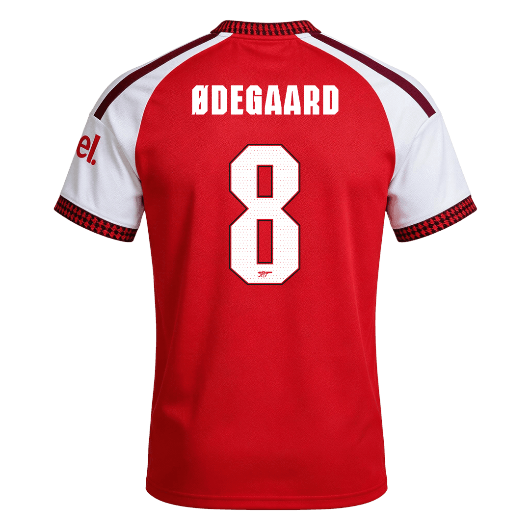 ØDEGAARD #8 Arsenal Domicile Maillot 2026/27 Rouge - UCL