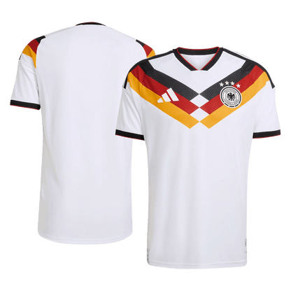 Duitsland Thuisshirt Wereldkampioenschap 2026 Wit Speler Grote Maat
