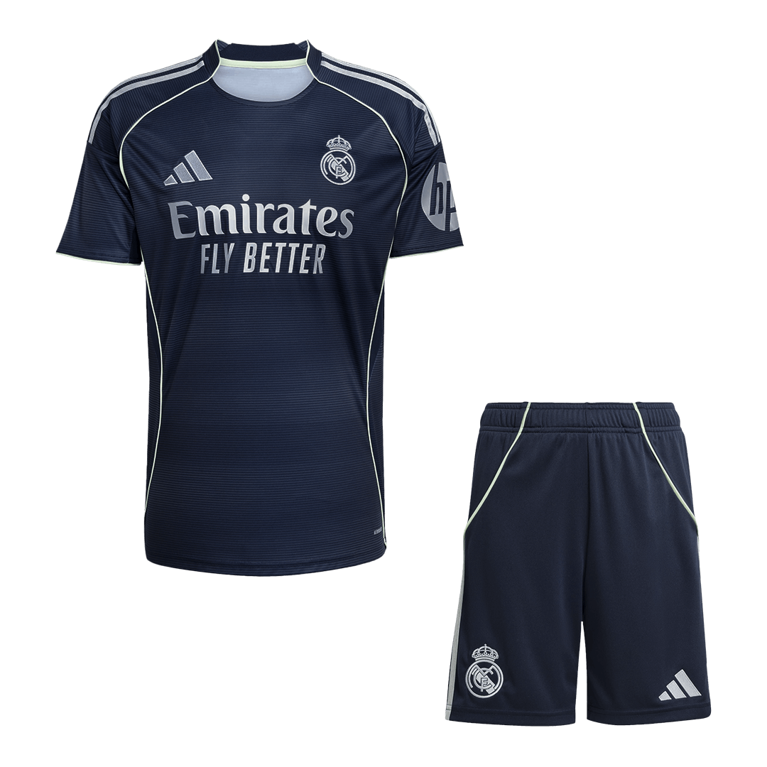 Real Madrid Uitshirt Set 2025/26 Donkerblauw