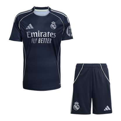 Real Madrid Uitshirt Set 2025/26 Donkerblauw