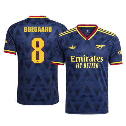 ØDEGAARD #8 Arsenal Extérieur Maillot 2026/27 Bleu marine Joueur - UCL