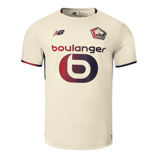 Vente Flash LOSC Extérieur Maillot 2025/26 Beige