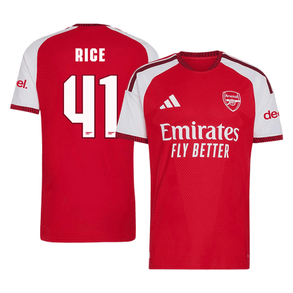 RICE #41 Arsenal Domicile Maillot 2026/27 Rouge Joueur - UCL