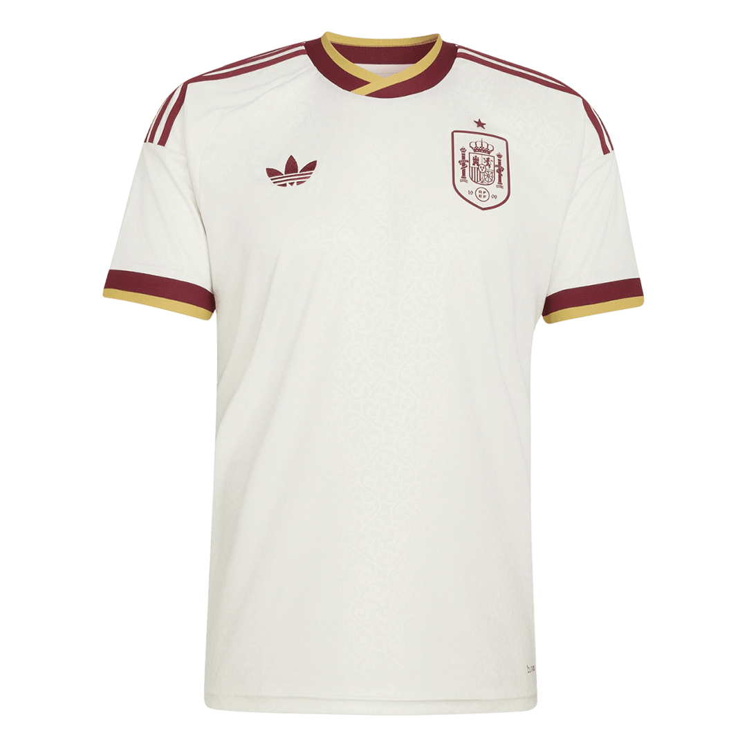 Spanje Uitshirt - Wereldkampioenschap 2026 Wit Grote Maat
