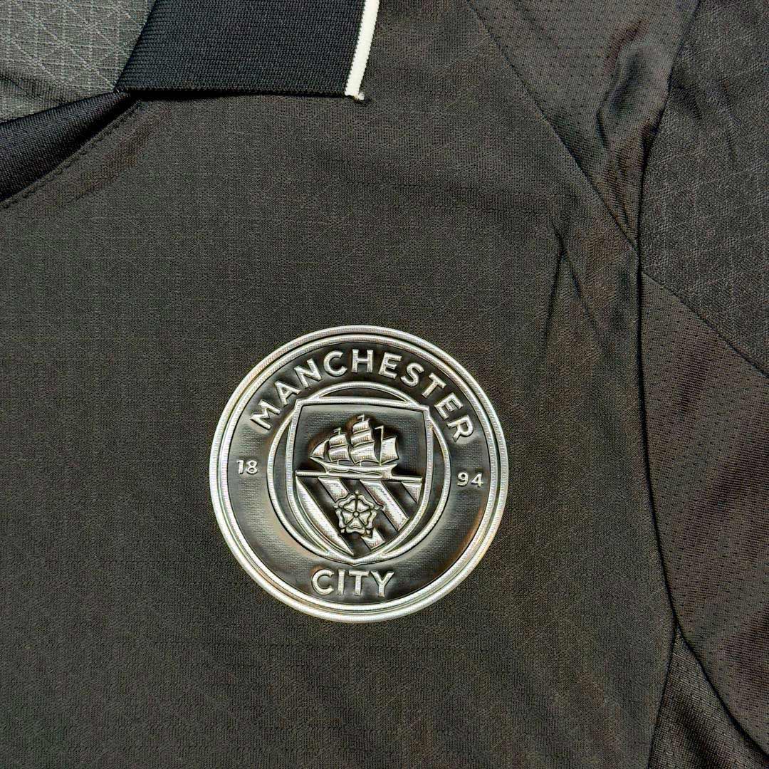 REIJNDERS #4 Manchester City Uitshirt 2025/26 Zwart Speler