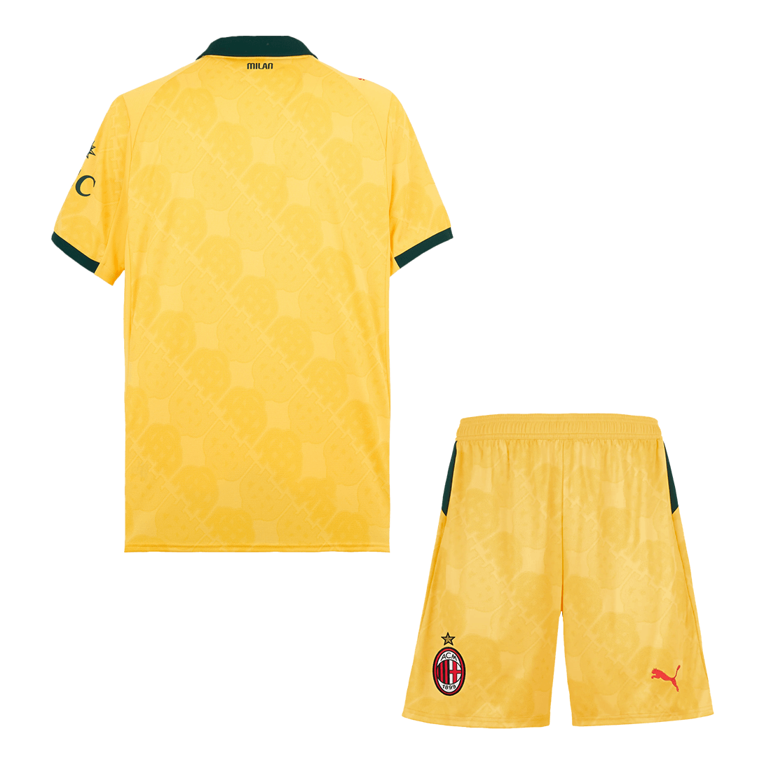 AC Milan Third Maillot Kit 2025/26 Jaune
