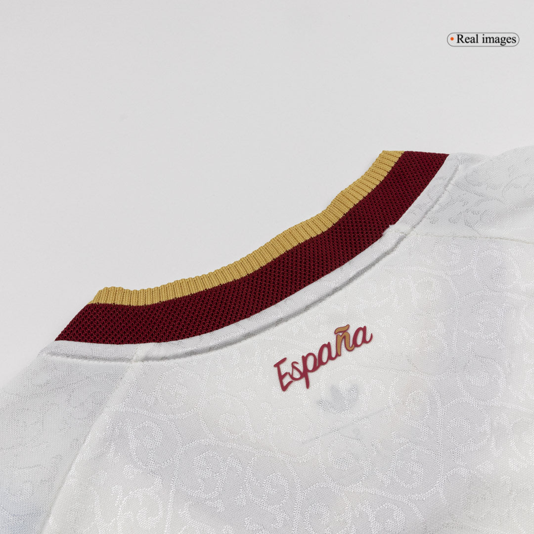 Espagne Extérieur Maillot 2 Stars - Champion Edition - Coupe du Monde 2026 Blanc Joueur