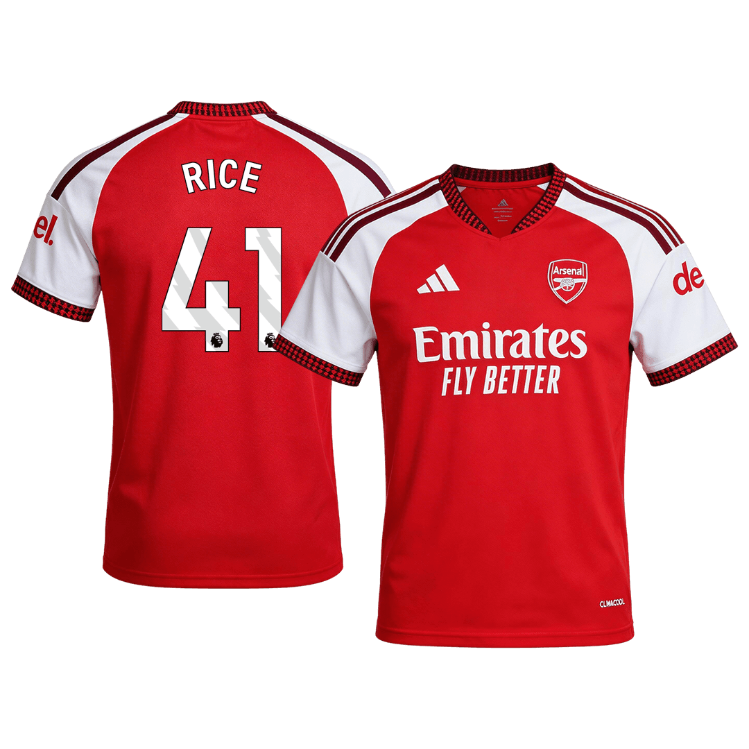 RICE #41 Arsenal Domicile Maillot 2026/27 Rouge