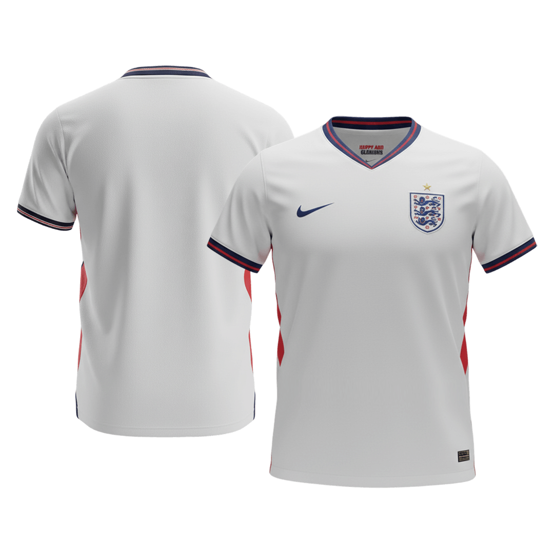 Angleterre Domicile Maillot Coupe du Monde 2026 Blanc Grande Taille