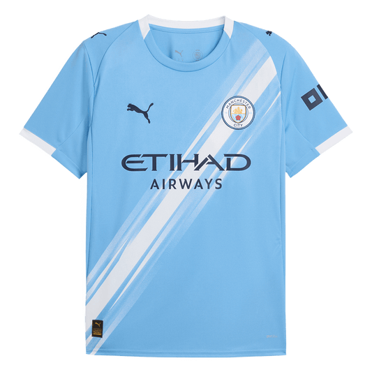 Manchester City Thuis Thuisshirt 2025/26 Grote Maten