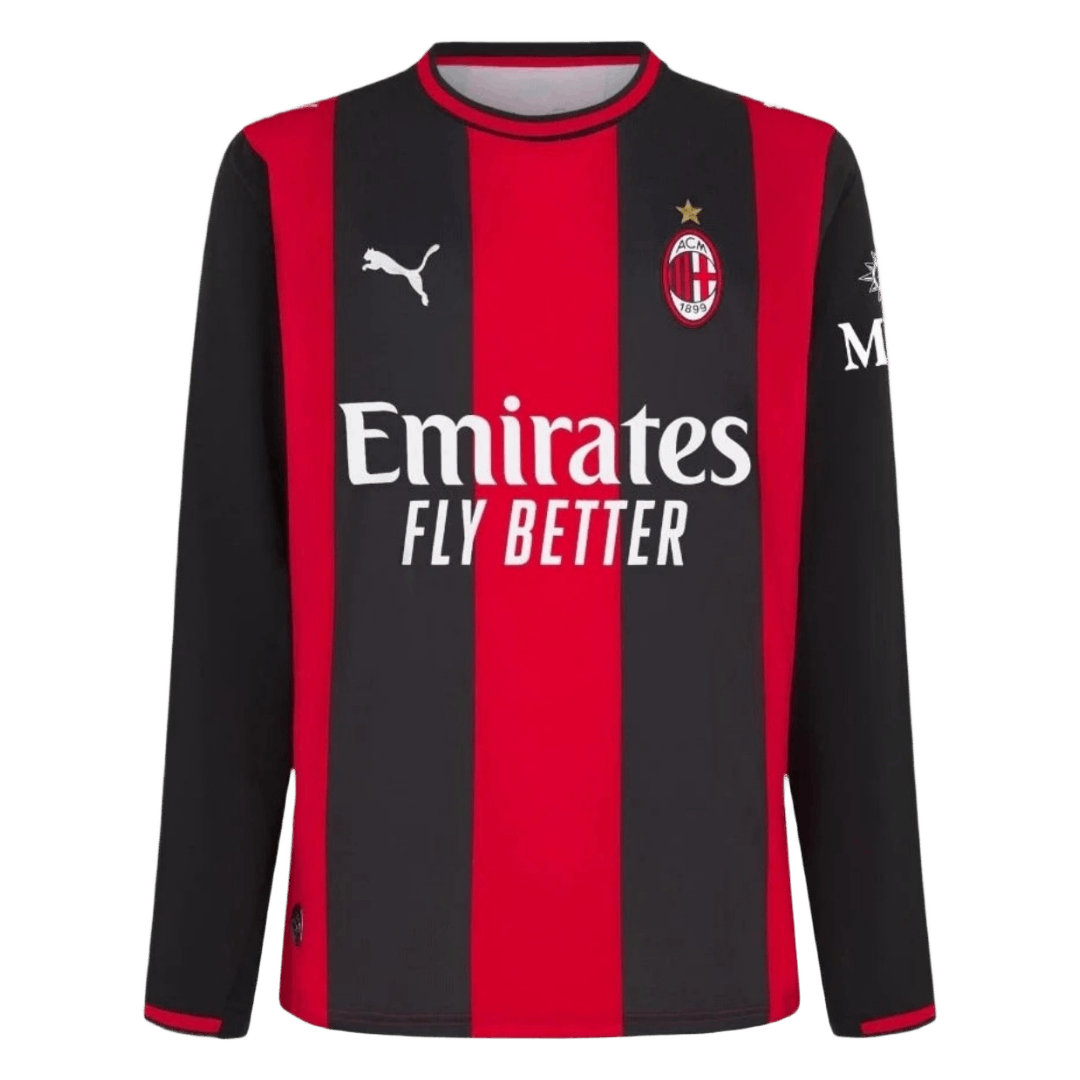 AC Milan Domicile Maillot Manches Longues 2026/27 Rouge&Noir