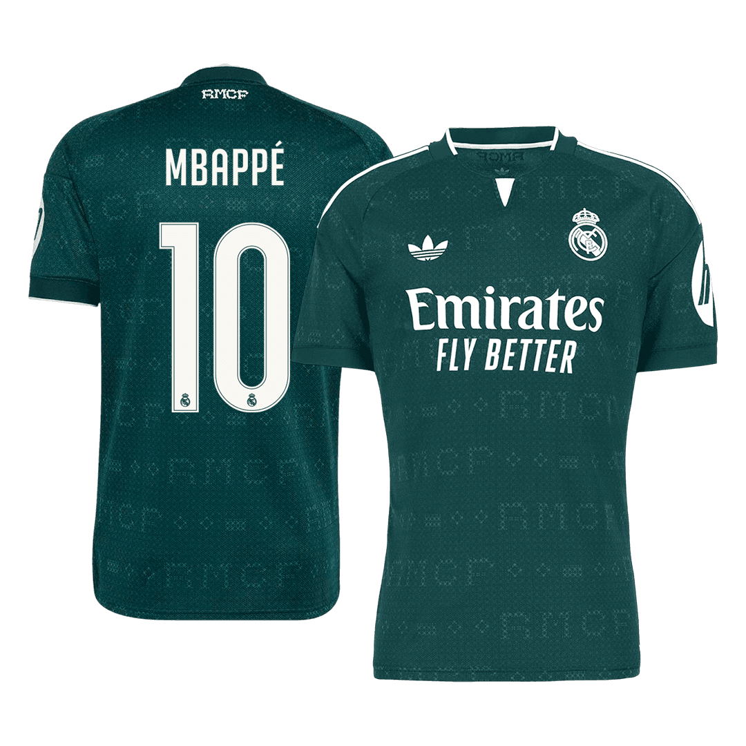 MBAPPÉ #10 Real Madrid Extérieur Maillot 2026/27 Vert