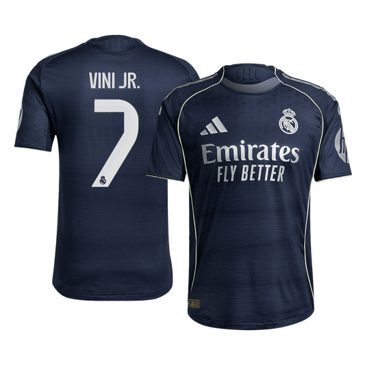 VINI JR. #7 Real Madrid Extérieur Maillot 2025/26 Authentique