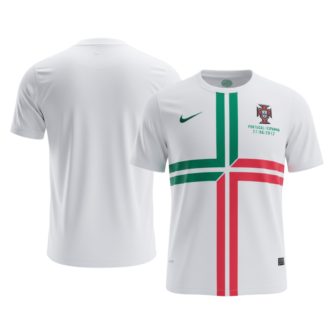 Retro Portugal Uitshirt 2012 Wit