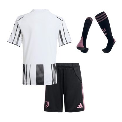 Juventus Thuis Tenue Kit 2025/26 Kind Zwart&Wit