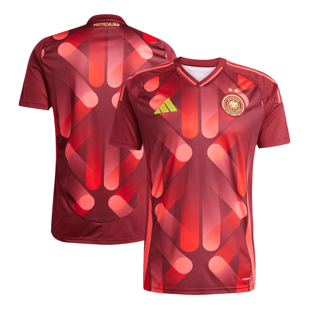 Voetbalshirt Duitsland Uitshirt 2025 - EK Vrouwen Grote Maten