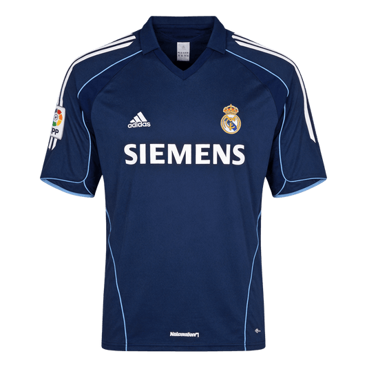 Retro Real Madrid Uitshirt 2005/06 Marineblauw